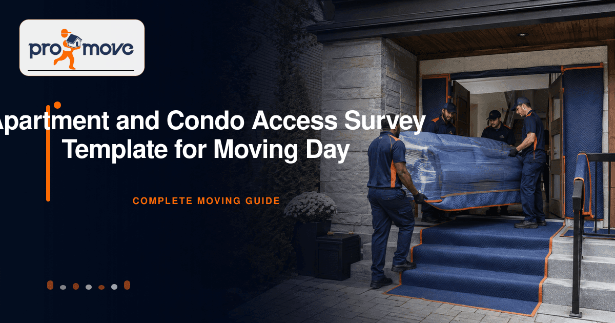 Apartment and Condo Access Survey Template for Moving Day, ProMove Ottawa featured guide image