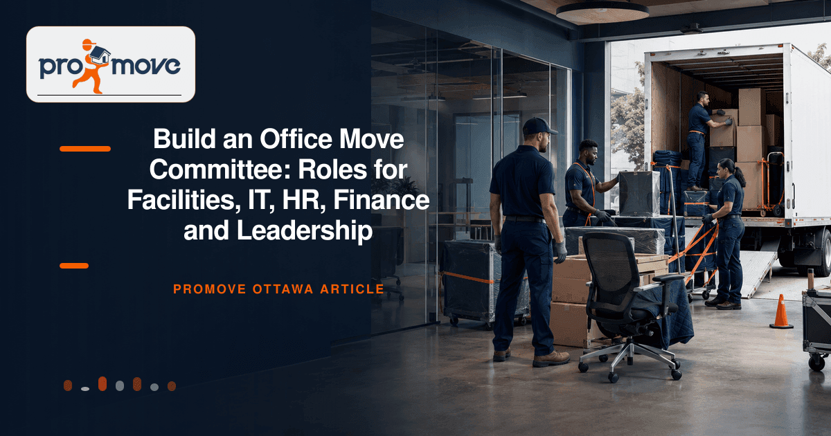 Build an Office Move Committee: Roles for Facilities, IT, HR, Finance and Leadership, ProMove Ottawa featured guide image