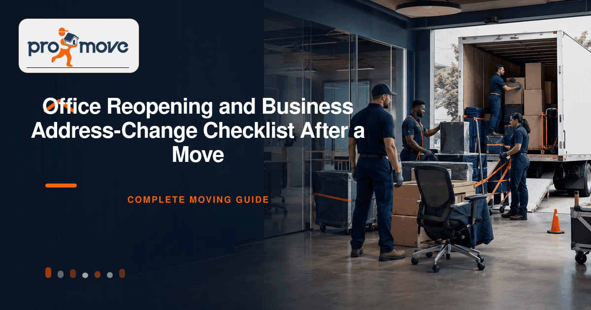 Office Reopening and Business Address-Change Checklist After a Move, ProMove Ottawa featured guide image