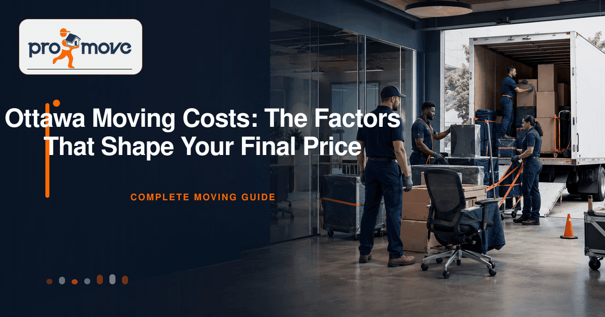 Ottawa Moving Costs: The Factors That Shape Your Final Price, ProMove Ottawa featured guide image