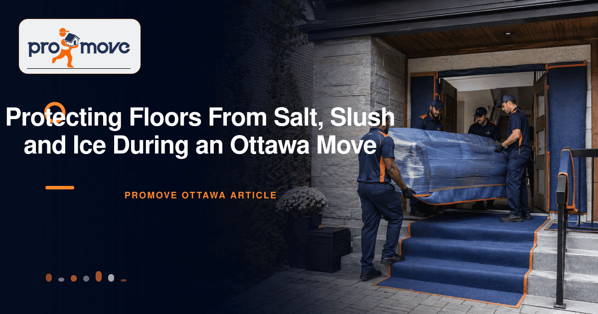Protecting Floors From Salt, Slush and Ice During an Ottawa Move, ProMove Ottawa featured guide image