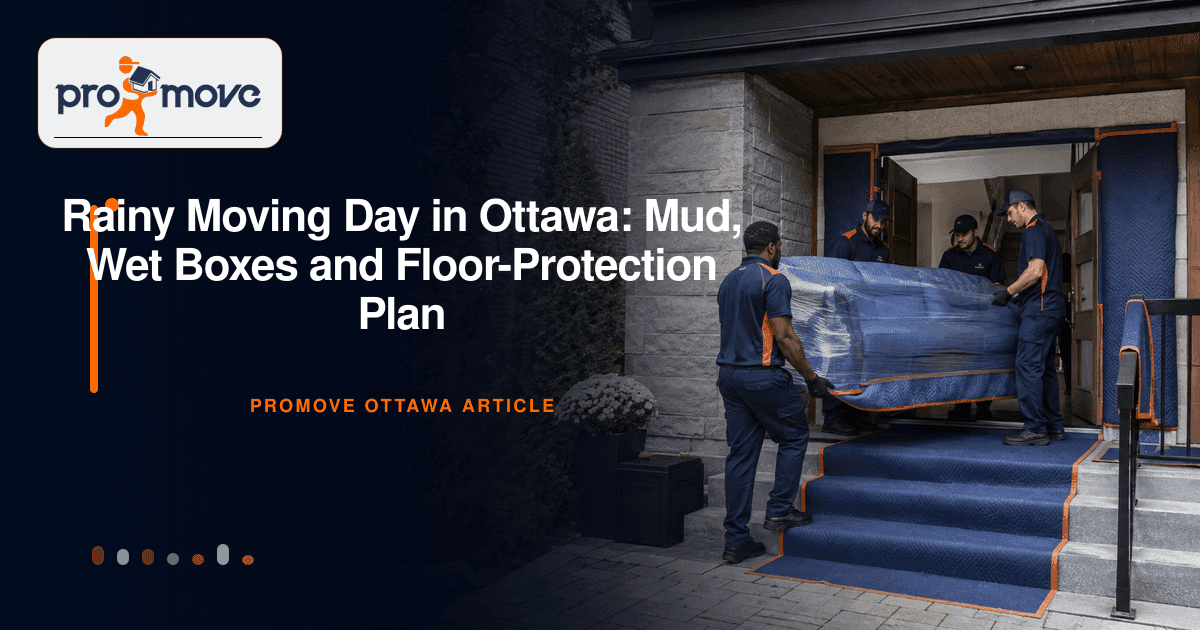 Rainy Moving Day in Ottawa: Mud, Wet Boxes and Floor-Protection Plan, ProMove Ottawa featured guide image