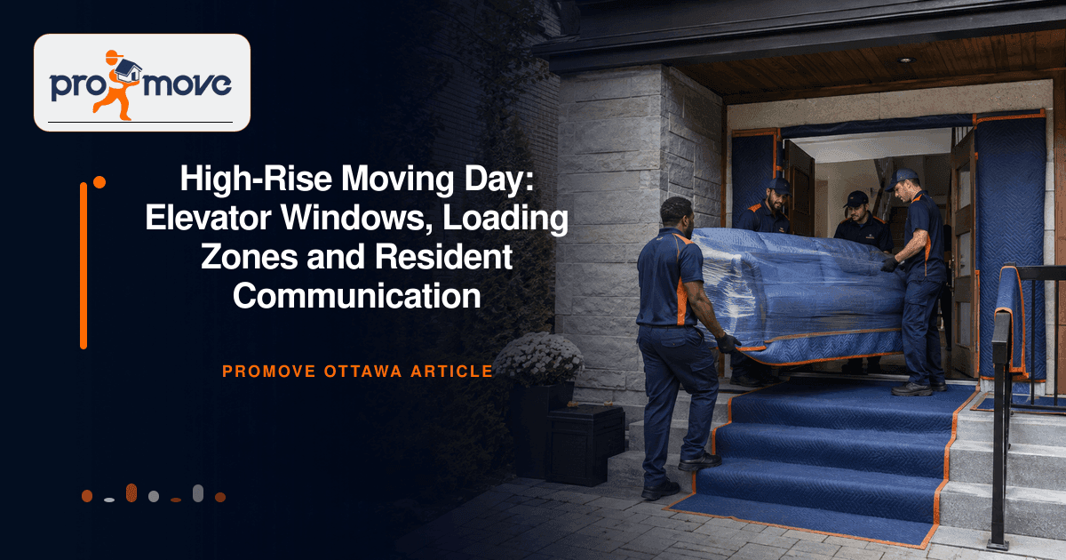 High-Rise Moving Day: Elevator Windows, Loading Zones and Resident Communication, ProMove Ottawa featured guide image