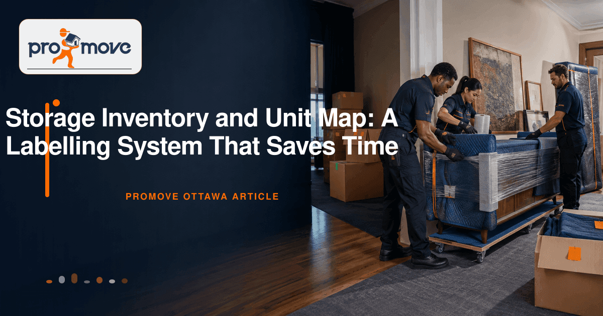 Storage Inventory and Unit Map: A Labelling System That Saves Time, ProMove Ottawa featured guide image