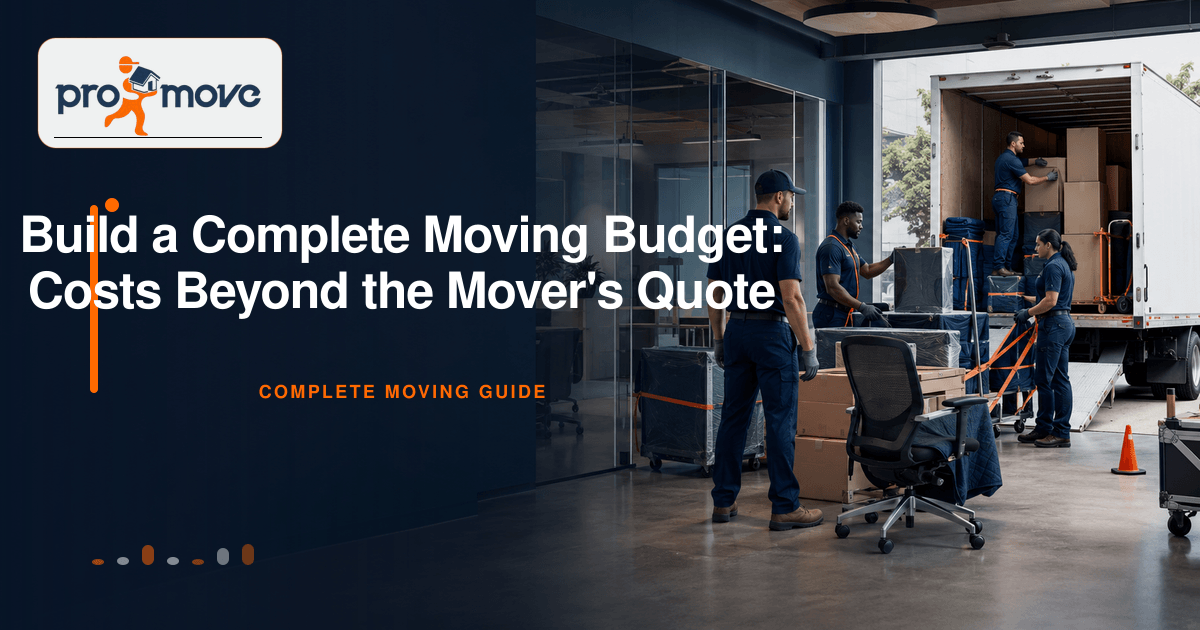 Build a Complete Moving Budget: Costs Beyond the Mover's Quote, ProMove Ottawa featured guide image