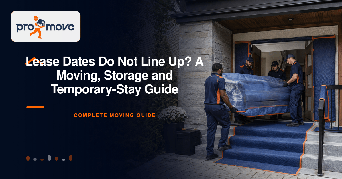 Lease Dates Do Not Line Up? A Moving, Storage and Temporary-Stay Guide, ProMove Ottawa featured guide image