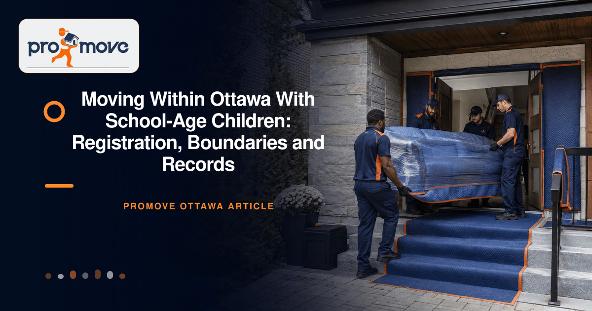 Moving Within Ottawa With School-Age Children: Registration, Boundaries and Records, ProMove Ottawa featured guide image