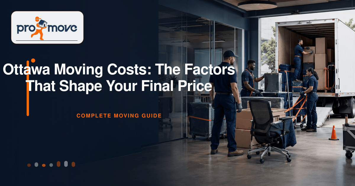Ottawa Moving Costs: The Factors That Shape Your Final Price, ProMove Ottawa featured guide image