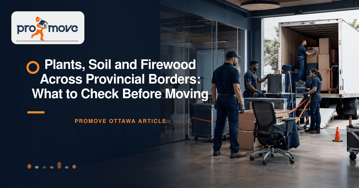 Plants, Soil and Firewood Across Provincial Borders: What to Check Before Moving, ProMove Ottawa featured guide image