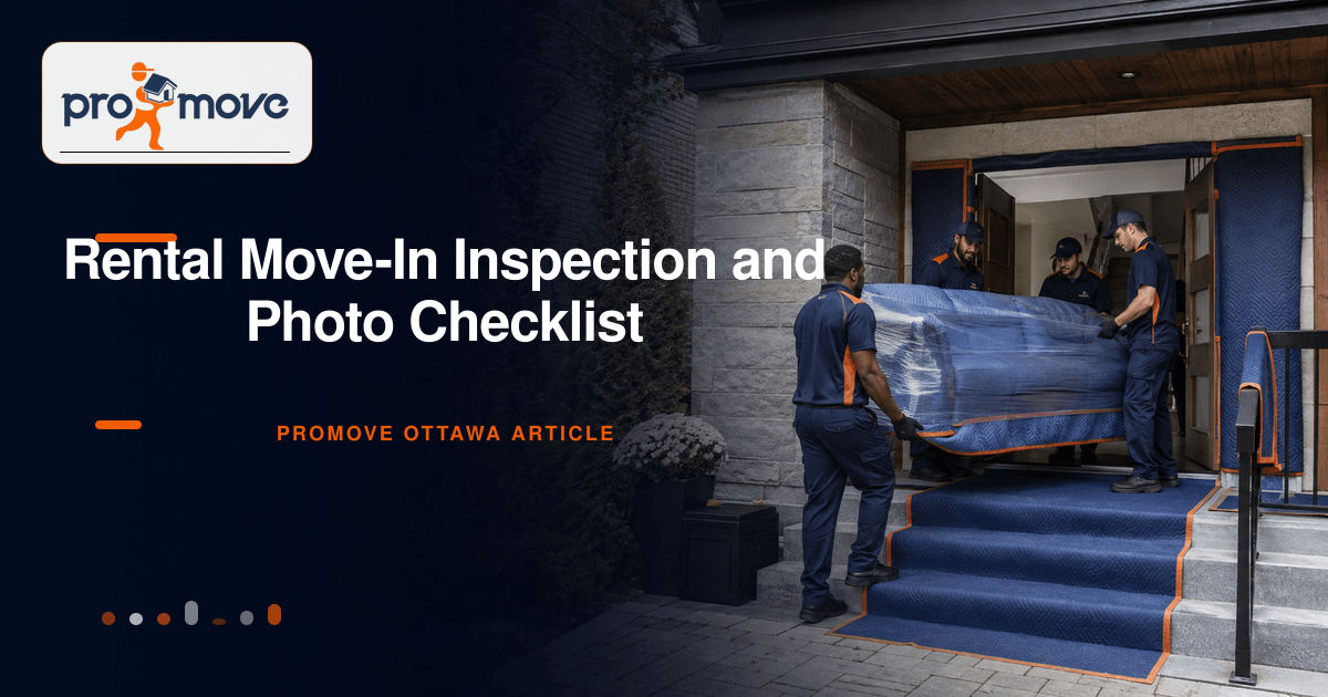 Rental Move-In Inspection and Photo Checklist, ProMove Ottawa featured guide image